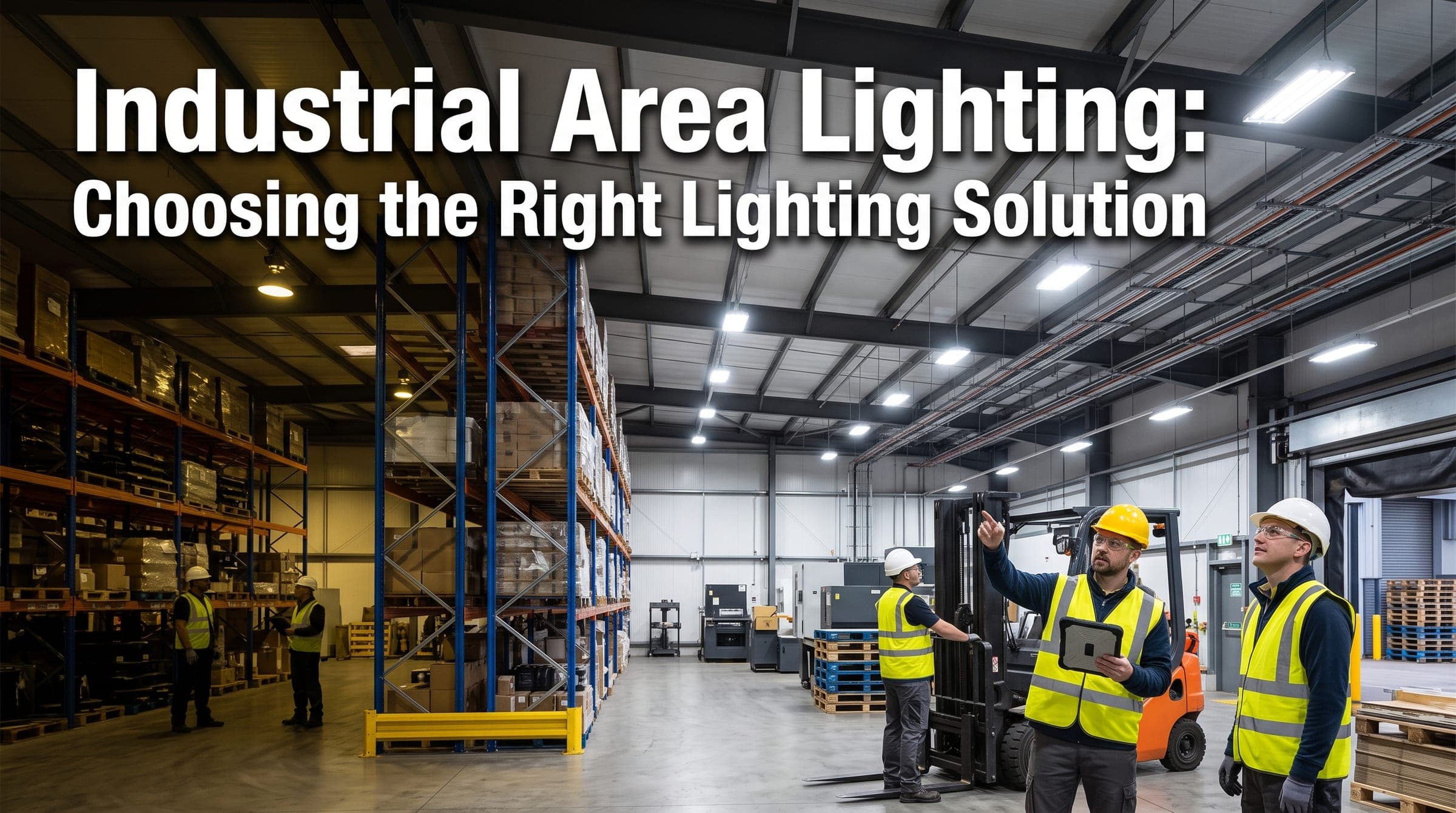 Industrial Area Lighting: Choosing the Right Lighting Solution