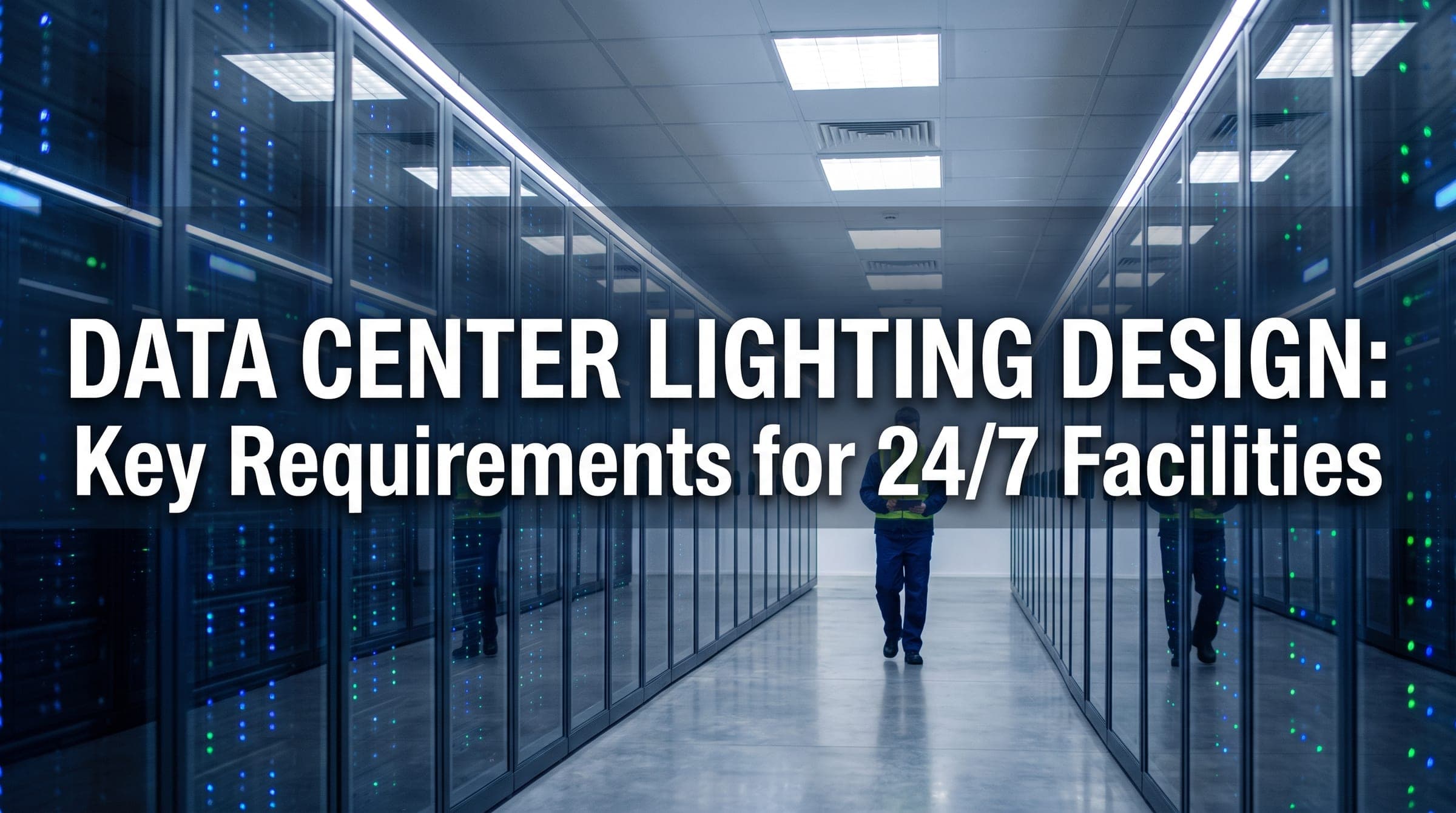 Data Center Lighting Design: Key Requirements for 24/7 Facilities